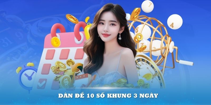 Dàn đề 10 số khung 3 ngày